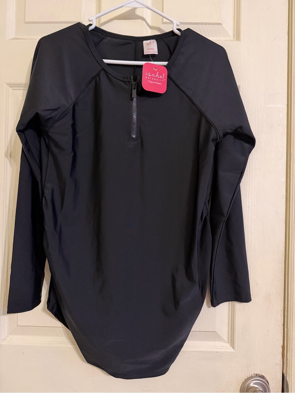 NWT Isabel Maternity rash guard maternity top size Large